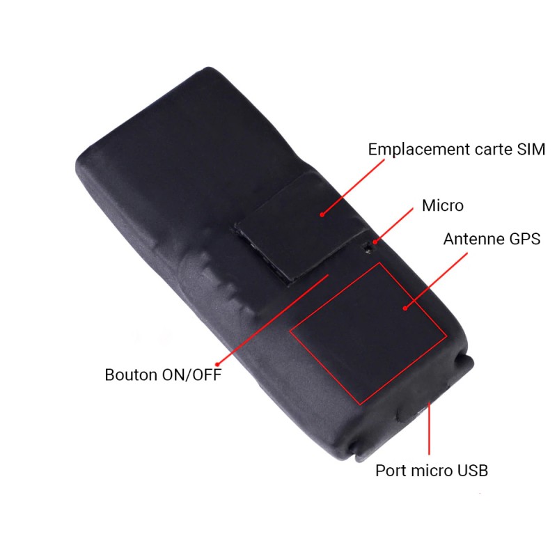 Micro GSM traceur GPS et enregistreur